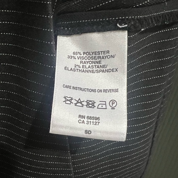 DKNYC Sleeveless Pinstripe Dress - Size 12 - Picture 3 of 5